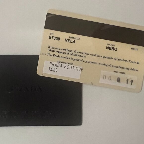 PRADA Black Tessuto Crossbody Messenger Bag Office Work School Collage - Picture 12 of 13